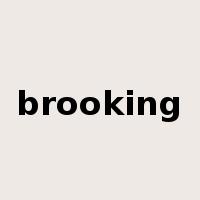 brooking是什么意思