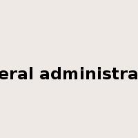 general administration是什么意思