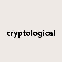 cryptological是什么意思