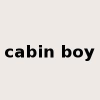cabin boy是什么意思