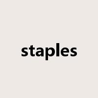 staples是什么意思