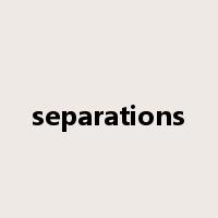 separations是什么意思