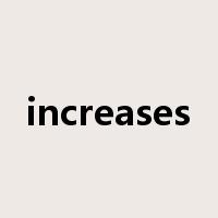 increases是什么意思