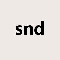 snd是什么意思