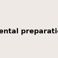 mental preparation是什么意思