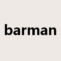 barman是什么意思