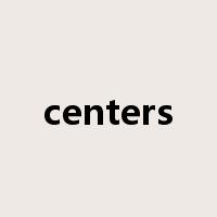 centers是什么意思