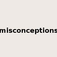 misconceptions是什么意思