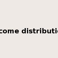 income distribution是什么意思