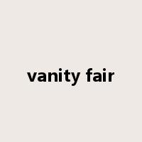 vanity fair是什么意思