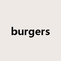 burgers是什么意思