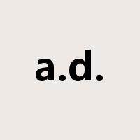 a.d.是什么意思