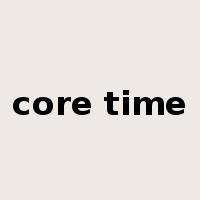 core time是什么意思
