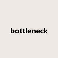 bottleneck是什么意思