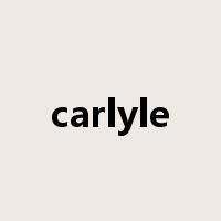 carlyle是什么意思