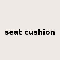 seat cushion是什么意思