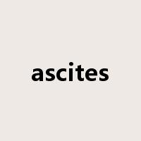 ascites是什么意思