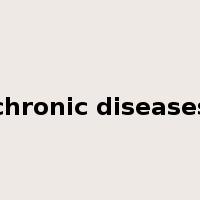 chronic diseases是什么意思