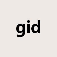 gid是什么意思