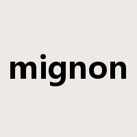 mignon是什么意思