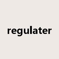 regulater是什么意思