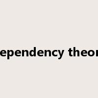 dependency theory是什么意思