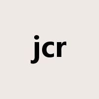 jcr是什么意思
