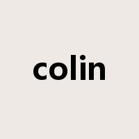 colin是什么意思