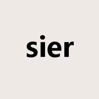 sier是什么意思