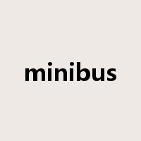 minibus是什么意思