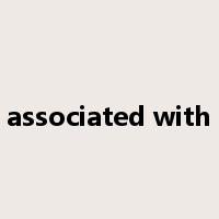 associated with是什么意思