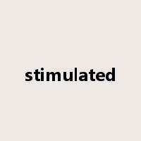 stimulated是什么意思