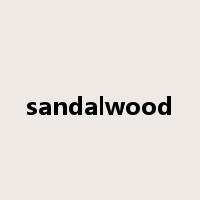 sandalwood是什么意思