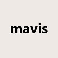 mavis是什么意思