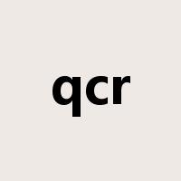 qcr是什么意思