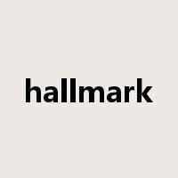 hallmark是什么意思