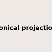 conical projection是什么意思