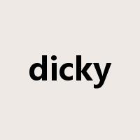 dicky是什么意思