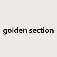 golden section是什么意思