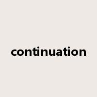 continuation是什么意思