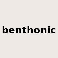 benthonic是什么意思
