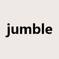 jumble是什么意思
