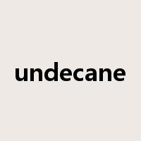 undecane是什么意思