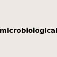 microbiological是什么意思