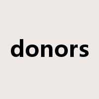 donors是什么意思