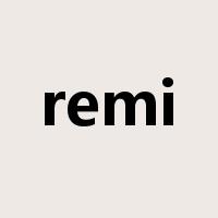 remi是什么意思