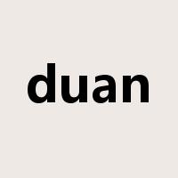 duan是什么意思