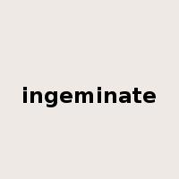 ingeminate是什么意思