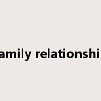 family relationship是什么意思