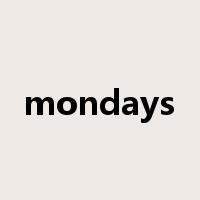 mondays是什么意思